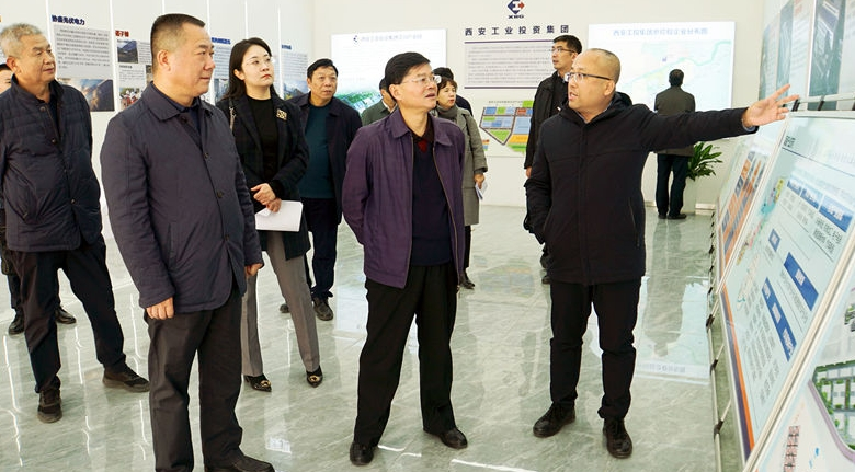 市人大财经委 常委会预算工委一行到Z6尊龙凯时集团泾河产业园调研座谈