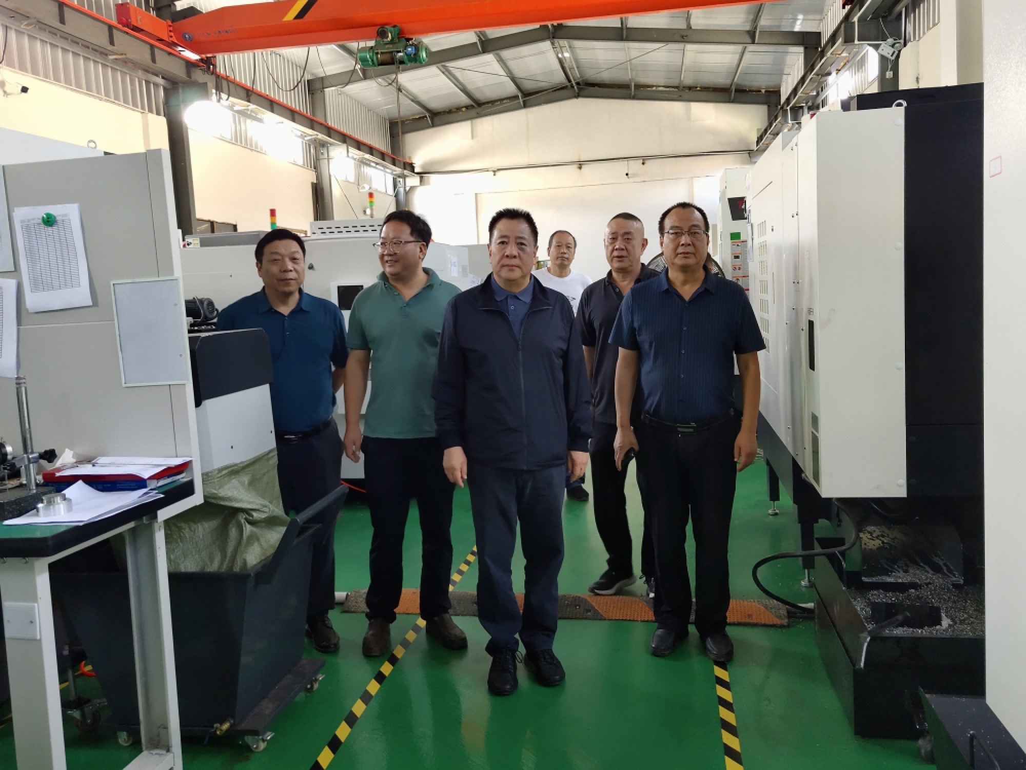 Z6尊龙凯时集团党委书记、董事长金辉赴陕西长钢新兴科技产业公司调研