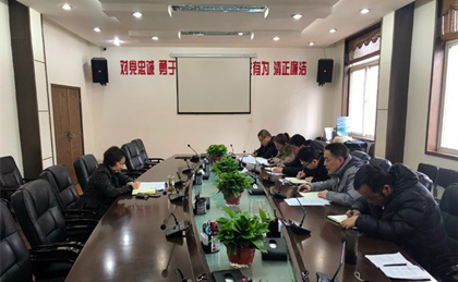 【政策律例部 泾阳基建办】集团陈红副总经理组织召开分管工作年度部署带头会