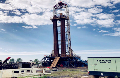 【泾阳基建办】泾阳产业基地成功钻凿地热能开采井